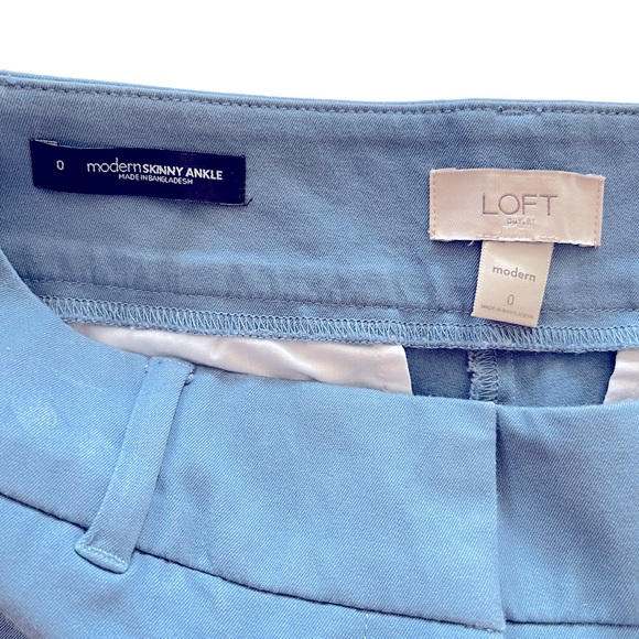 Women’s beautiful blue cropped slacks - Picture 4 of 4